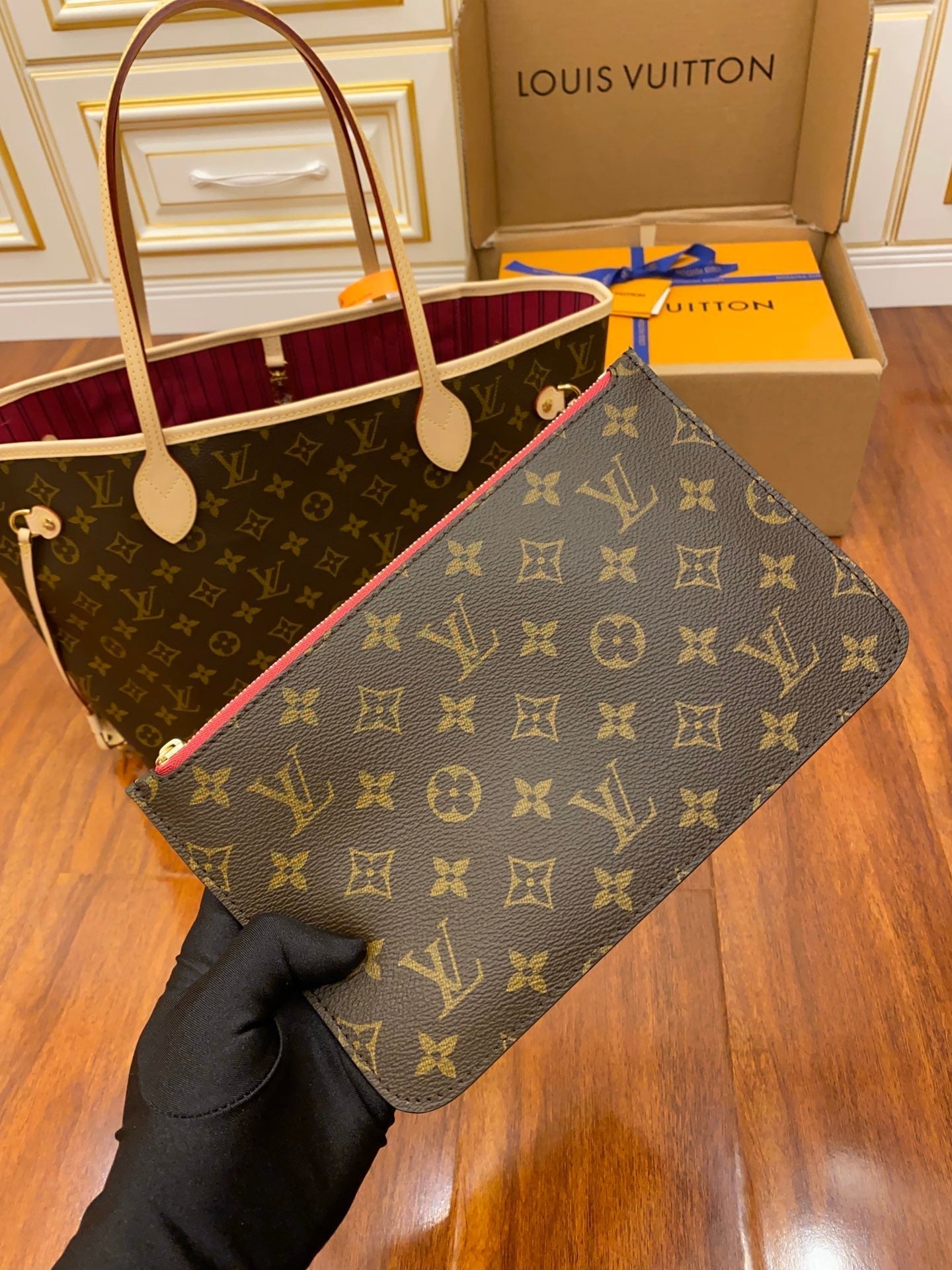 Louis Vuitton Tote Leather Bag mysite