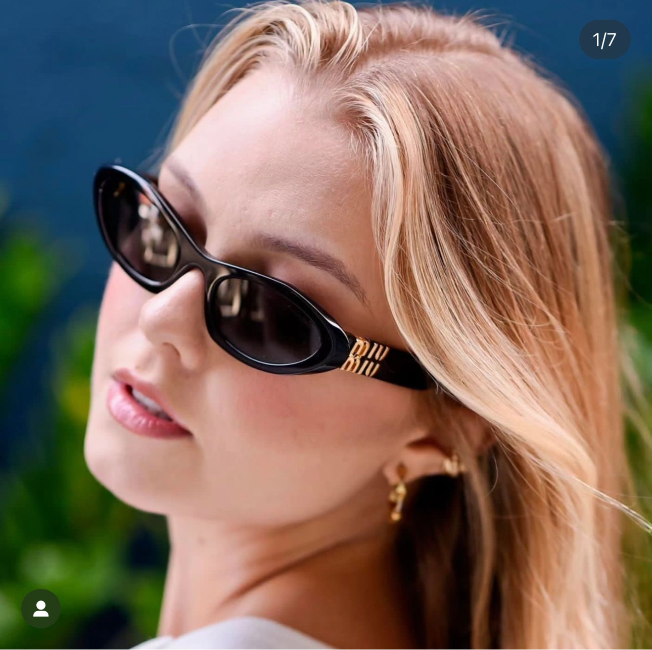 Luxury Large Frame Sunglasses M-088788 Luxcases.shop