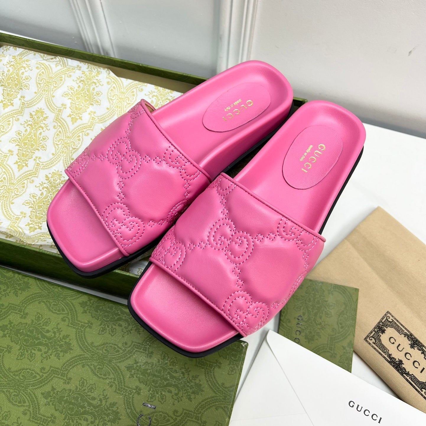 Trendy Embossed Flat Slippers mysite