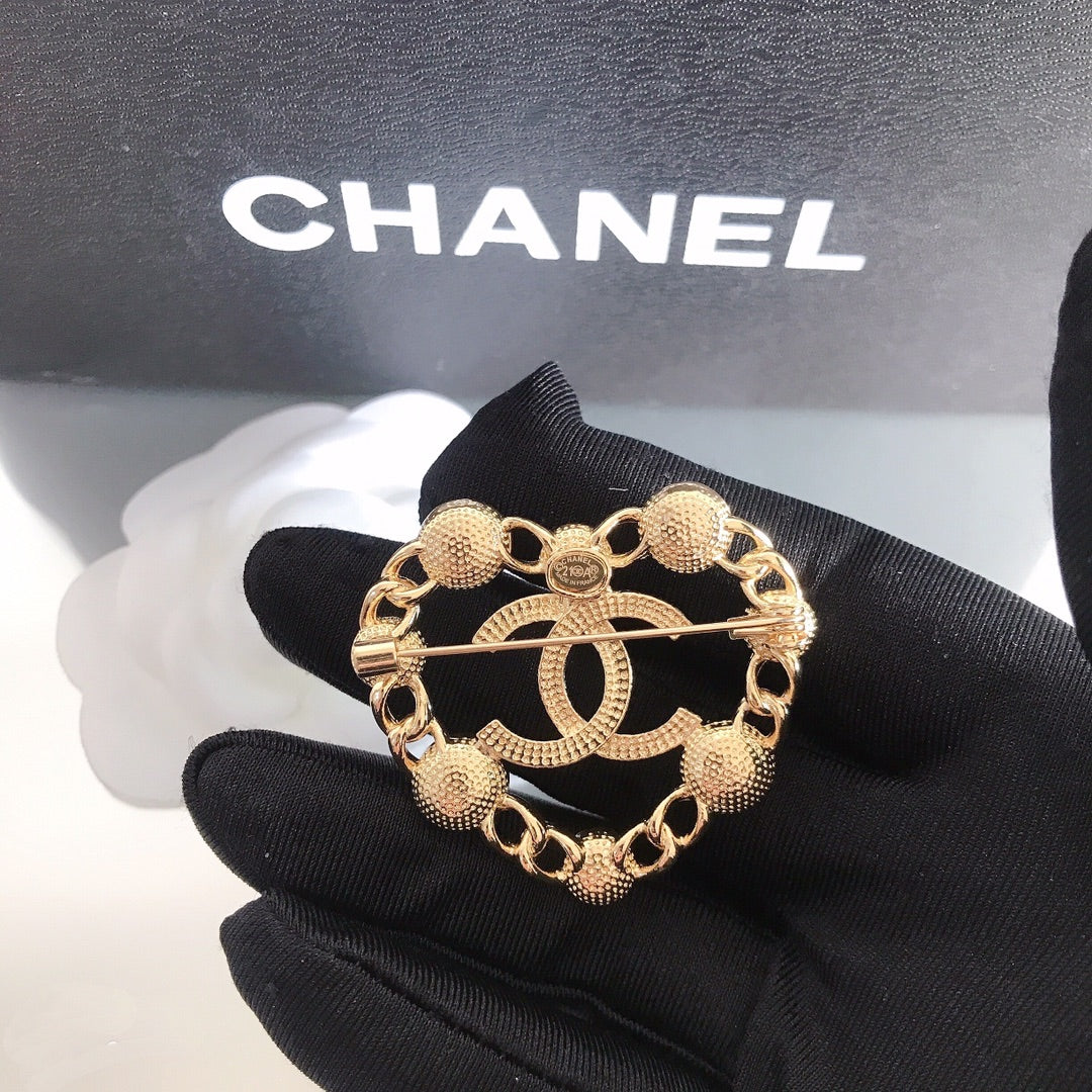 Heart Colorful Diamond Brooch mysite