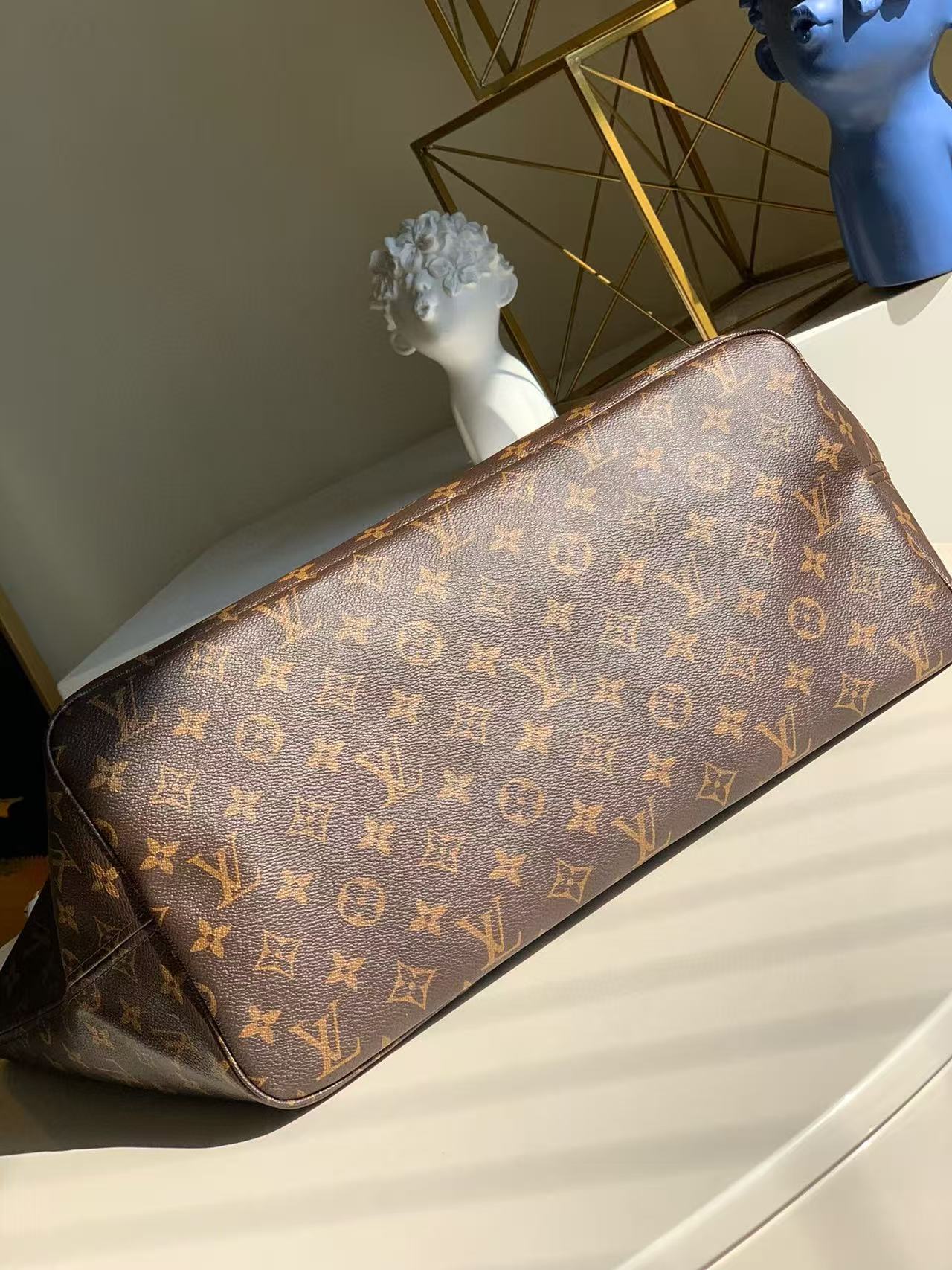 LV Neverfull GM 40cm M41180 Brown Monogram Canvas & Cowhide mysite