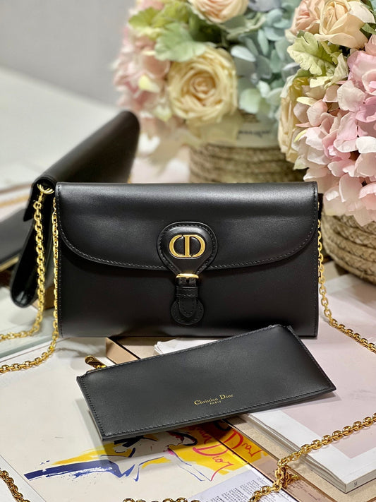 Dior Bobby Wallet on Chain East West Black - 21.5¡Á12¡Á4cm mysite