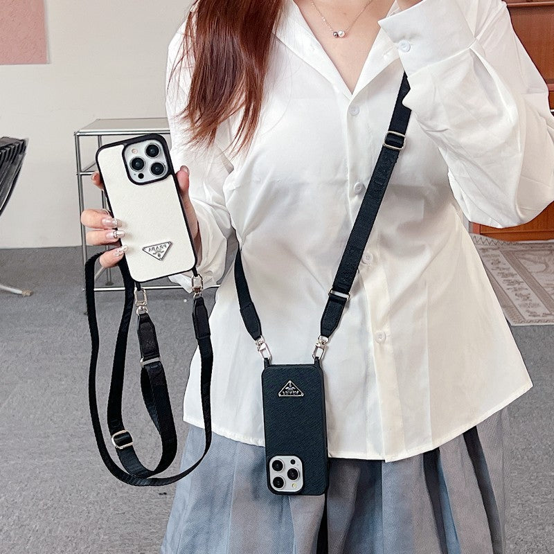 Pra Crossbody Leather iPhone Case mysite