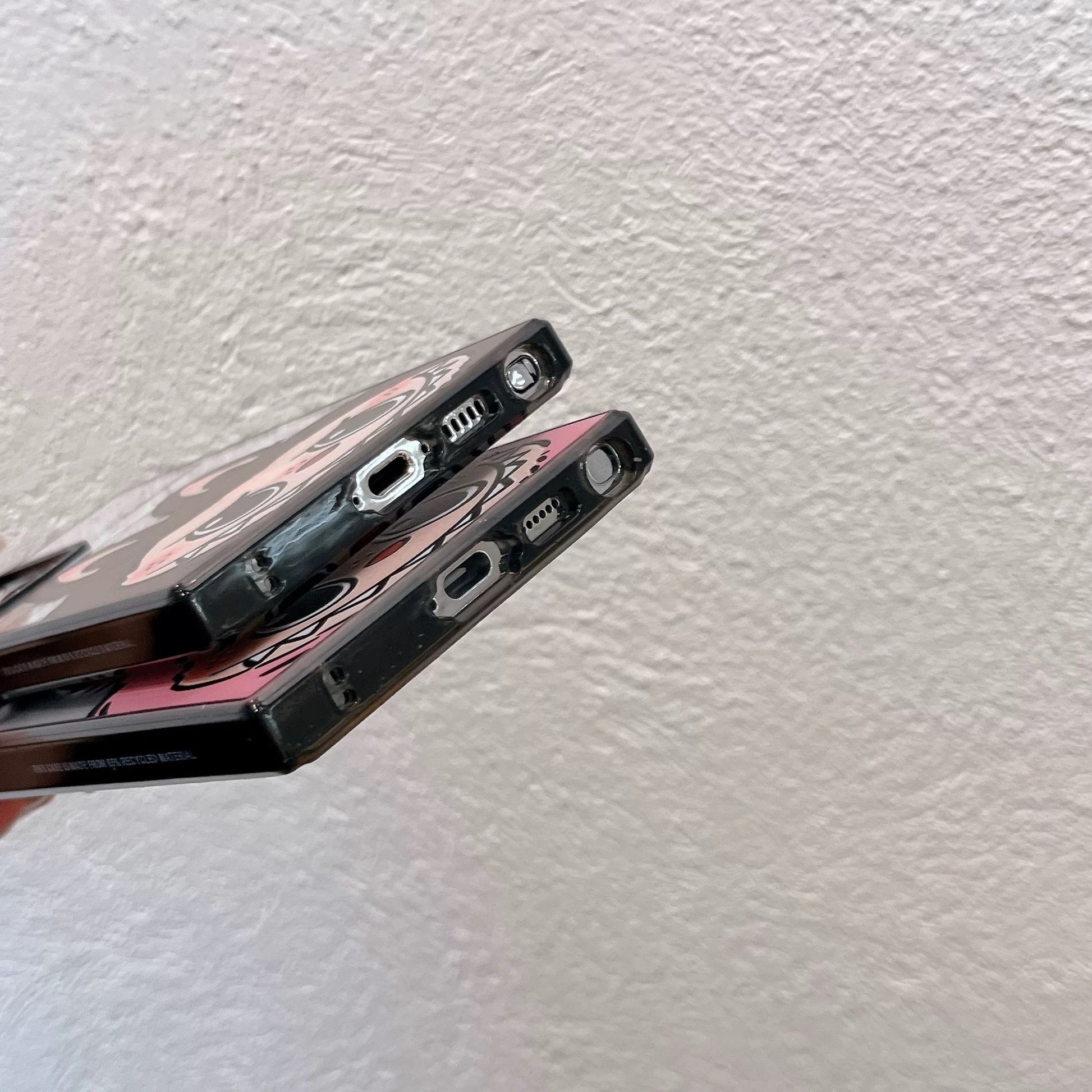 Cute Cartoon Labubu | Big Head Pink Brown - Phone Case Samsung Galaxy S25 S24 S23 S22 Ultras mysite