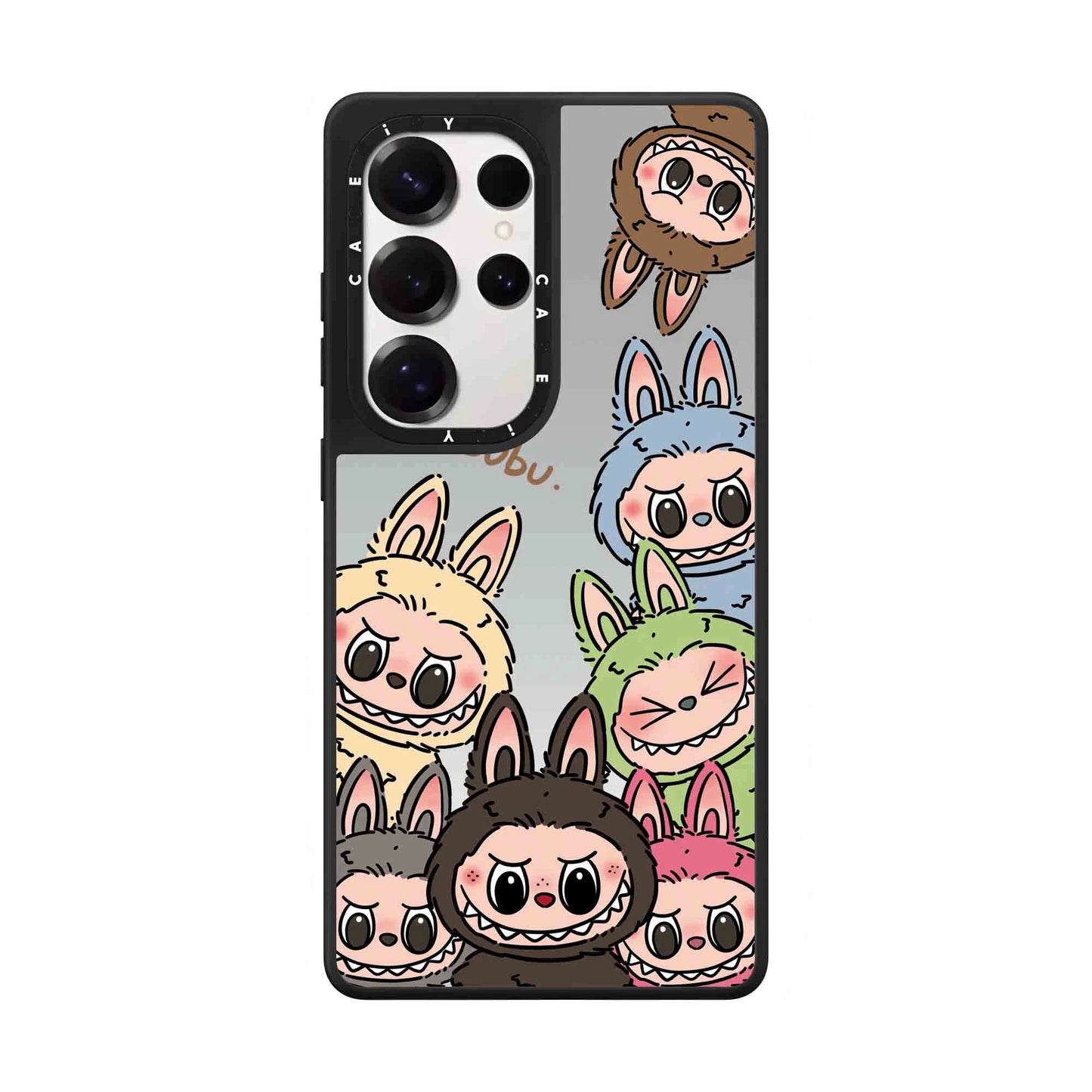 Cute Cartoon Labubu | Brown Many Labubu Coffee Shop Tycoco - Phone Case Samsung Galaxy S25 S24 S23 Ultras mysite