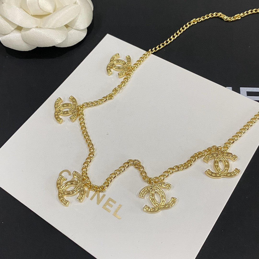 Multi-Logo Pendant Necklace mysite