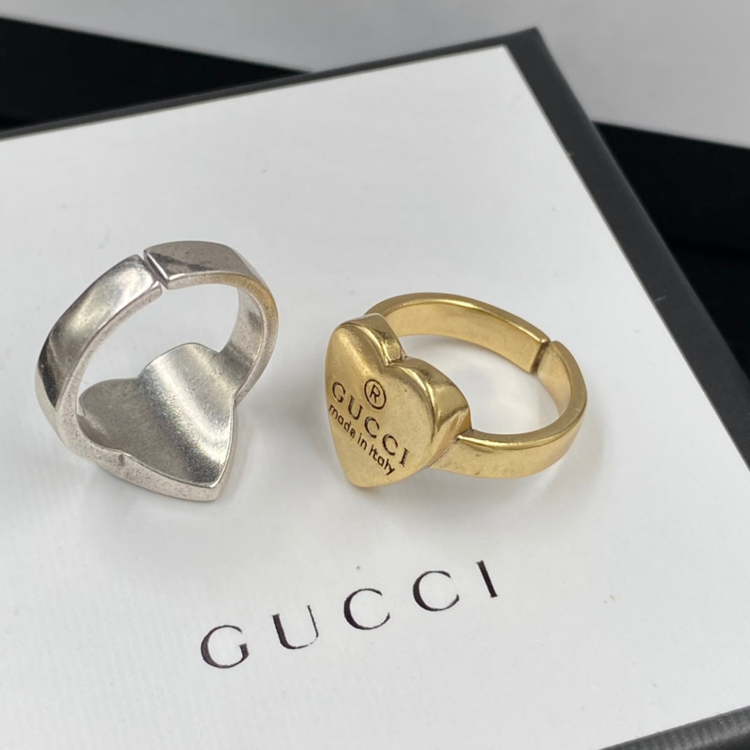 Vintage Heart Open Ring mysite