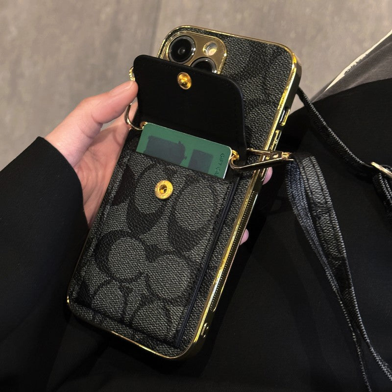 Coa Card Bag Leather Chain iPhone Case mysite