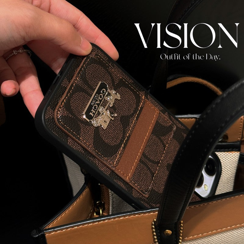 Coa Card Bag Leather iPhone Case mysite