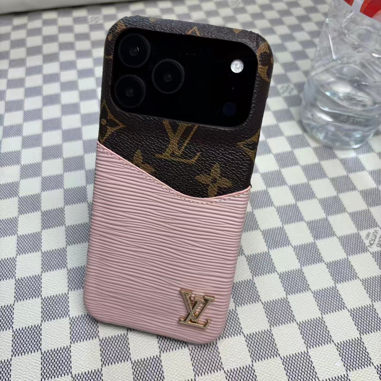 Leather Case with Card Holder for iPhone 17 / 16 / 15 / 14s mysite