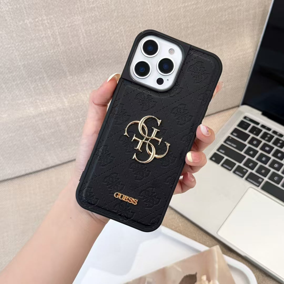 GUESS Monogram Mirror Electroplated Apple iPhone Cases mysite