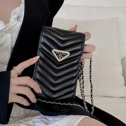 Crossbody Leather Phone Bag mysite