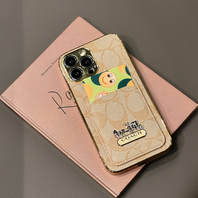 Coa Card Bag Leather iPhone Case mysite