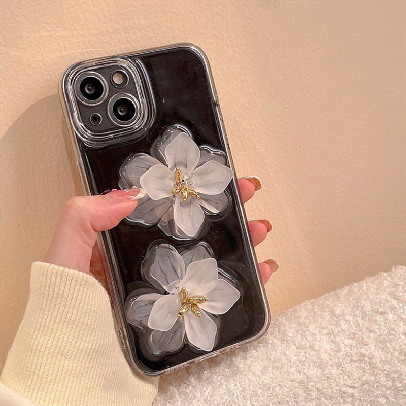 High-end Stereoscopic Flowers iPhone Case mysite