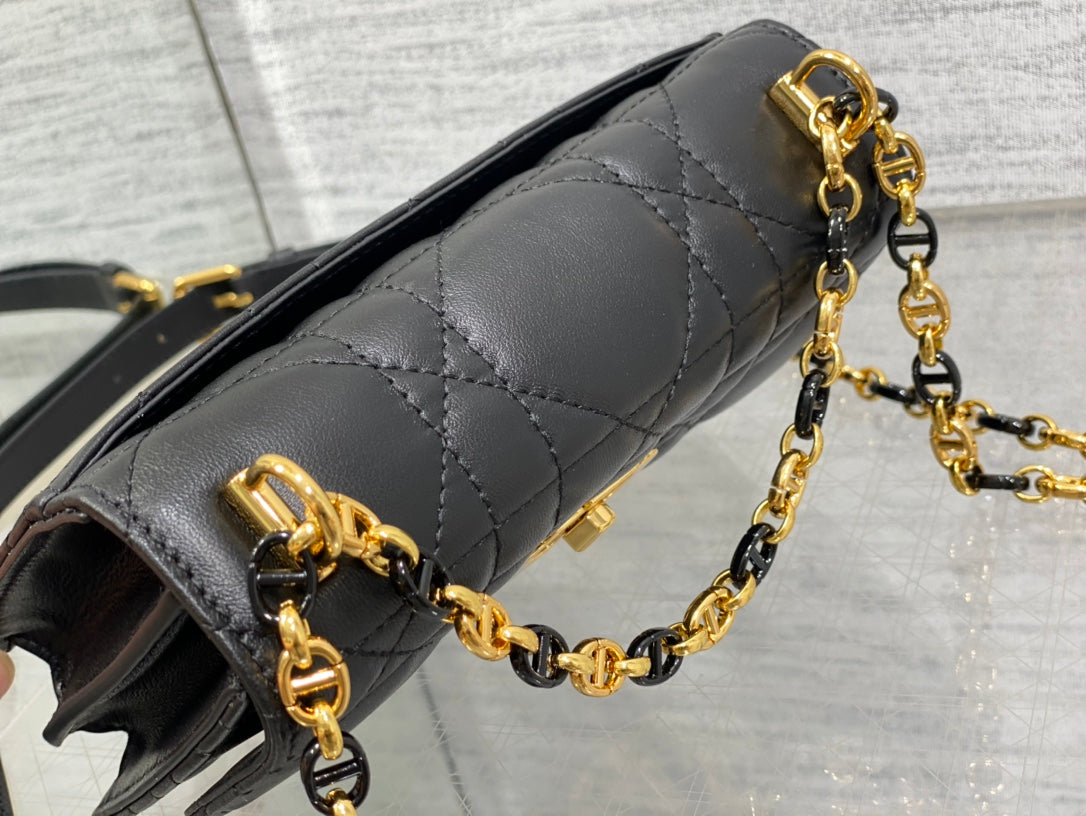Dior Miss Caro Bag Macrocannage Lambskin Bag - 19 x 13 x 5.5 cm mysite