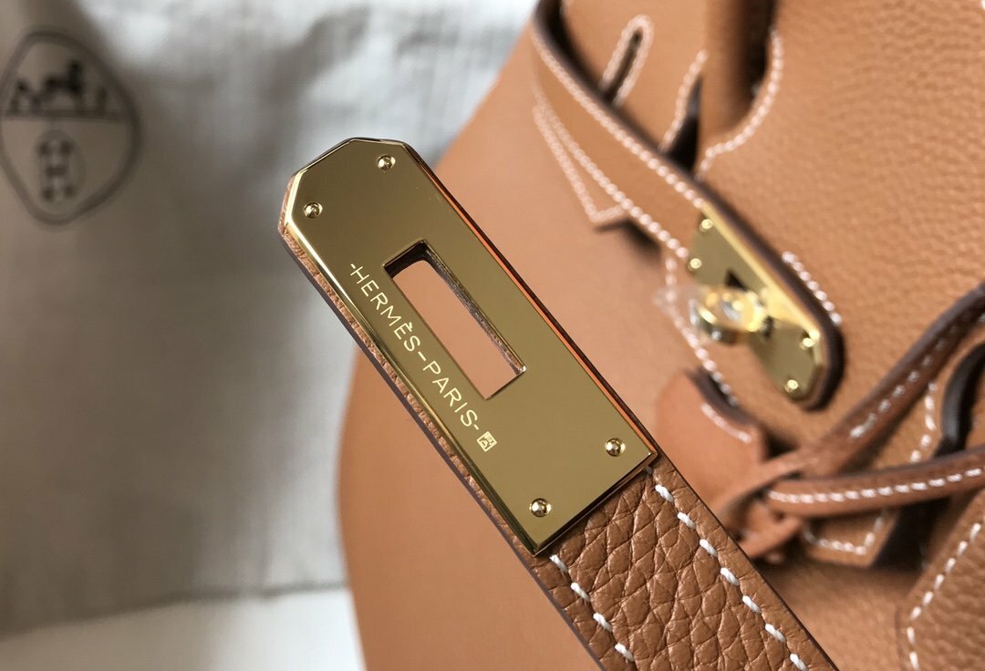 Hermes HMS Handle Bag 30cm Brown mysite