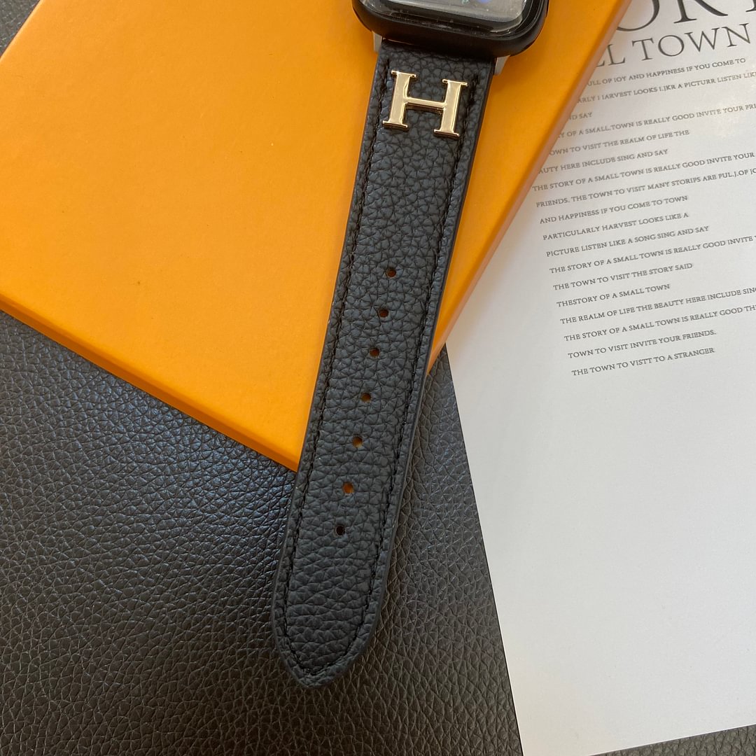 Genuine Pattern Leather Apple Watch Strap mysite