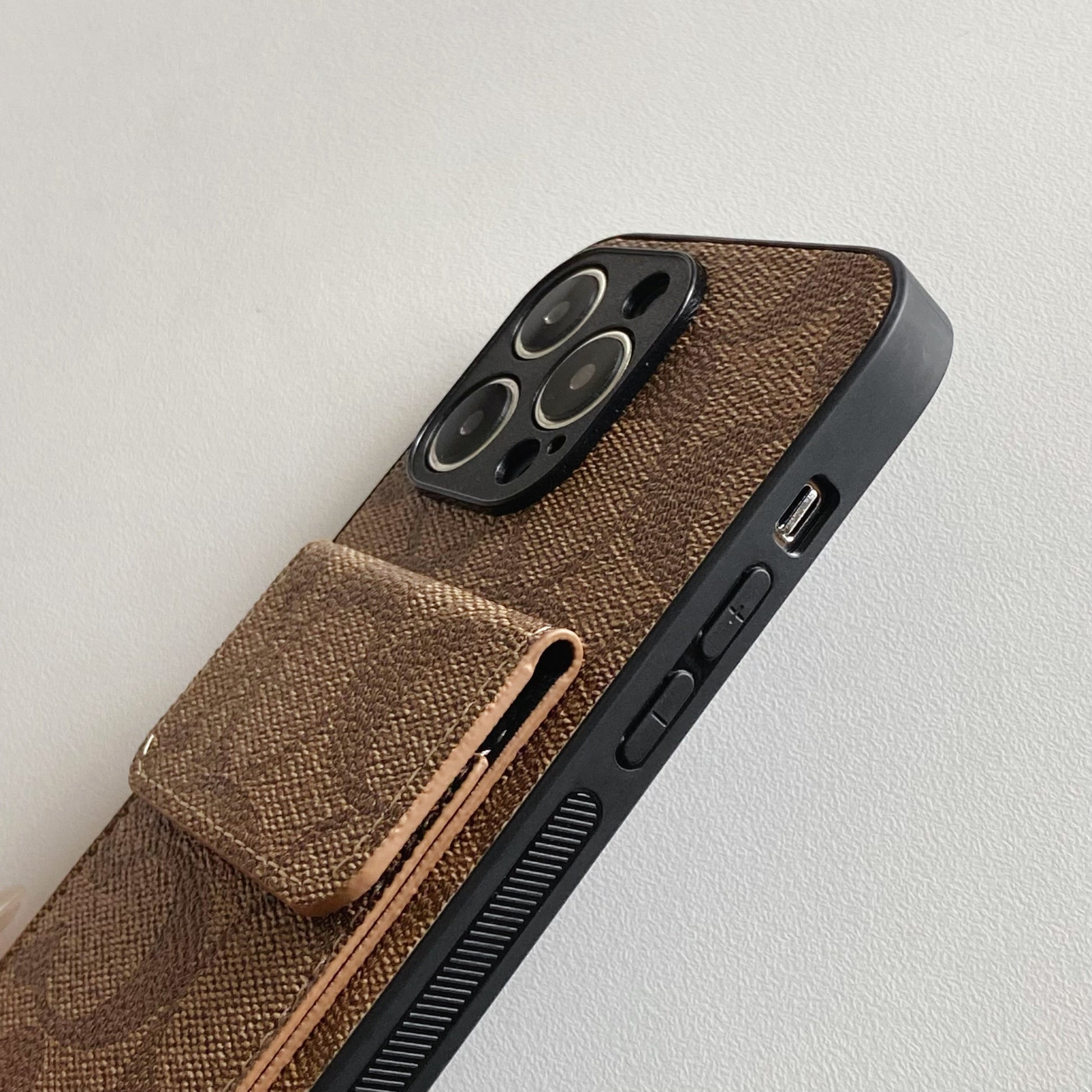 Coach iPhone Case With  Wallet Light Brown-HP240513 mysite
