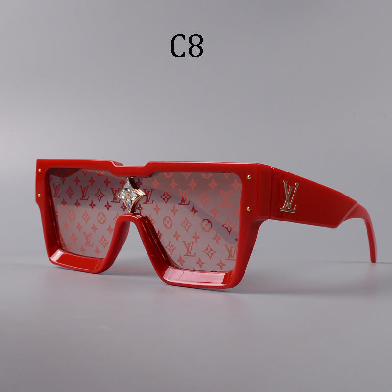Luxury Large Frame Fashion Sunglasses—82978 Luxcases.shop
