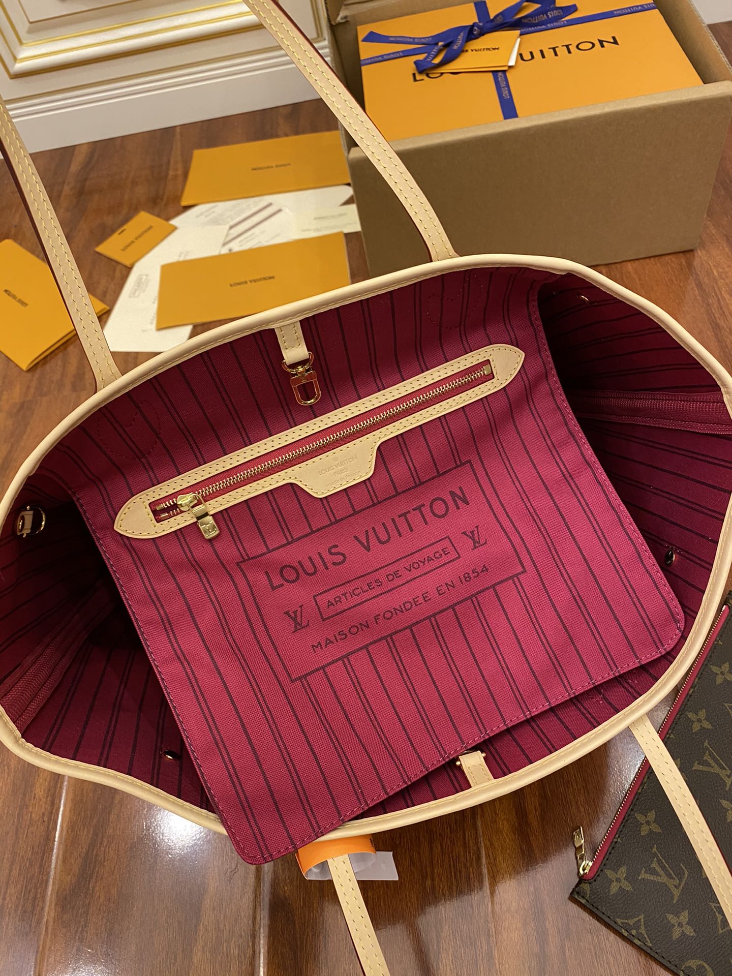 Louis Vuitton Tote Leather Bag mysite