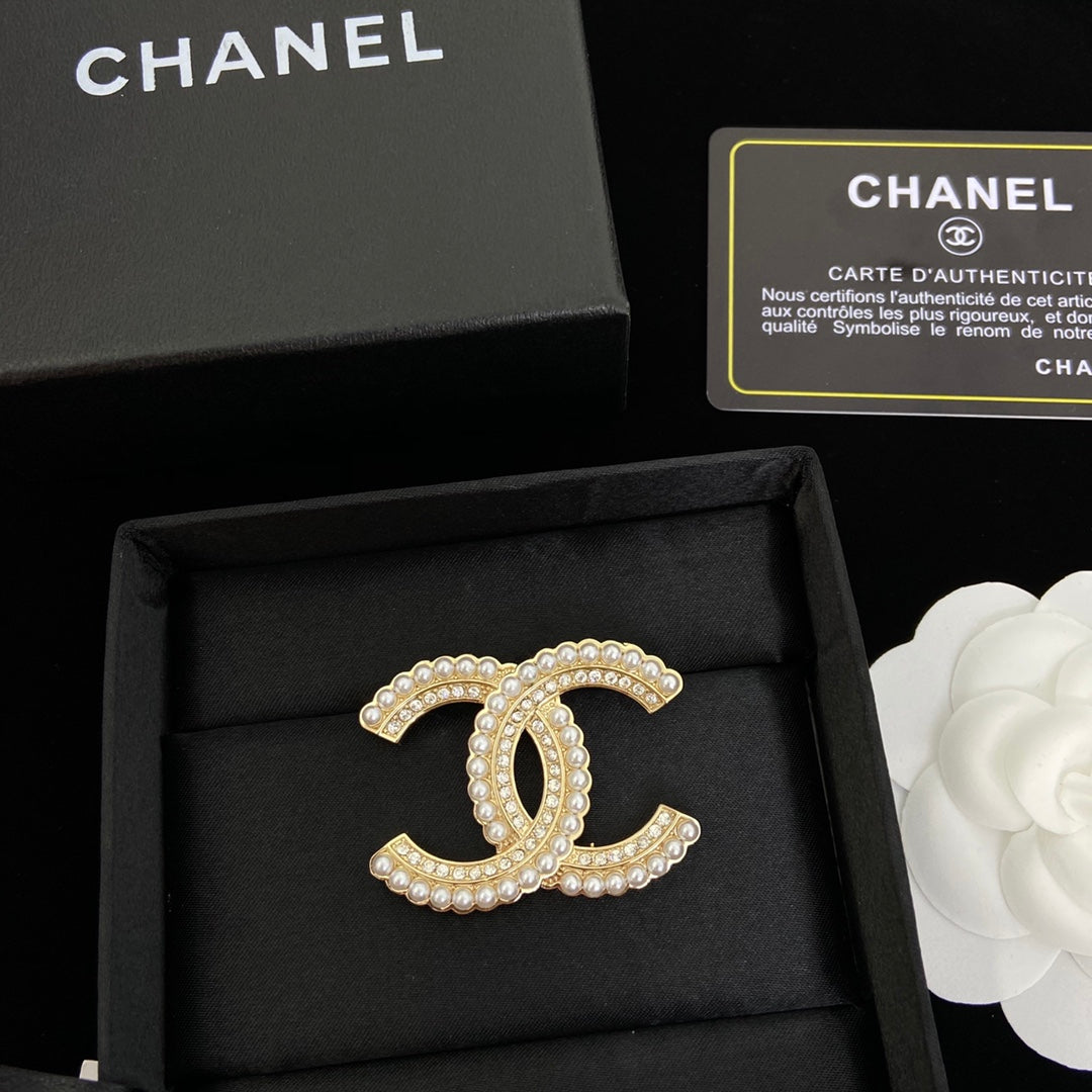 Temperament Pearl Diamond Brooch mysite