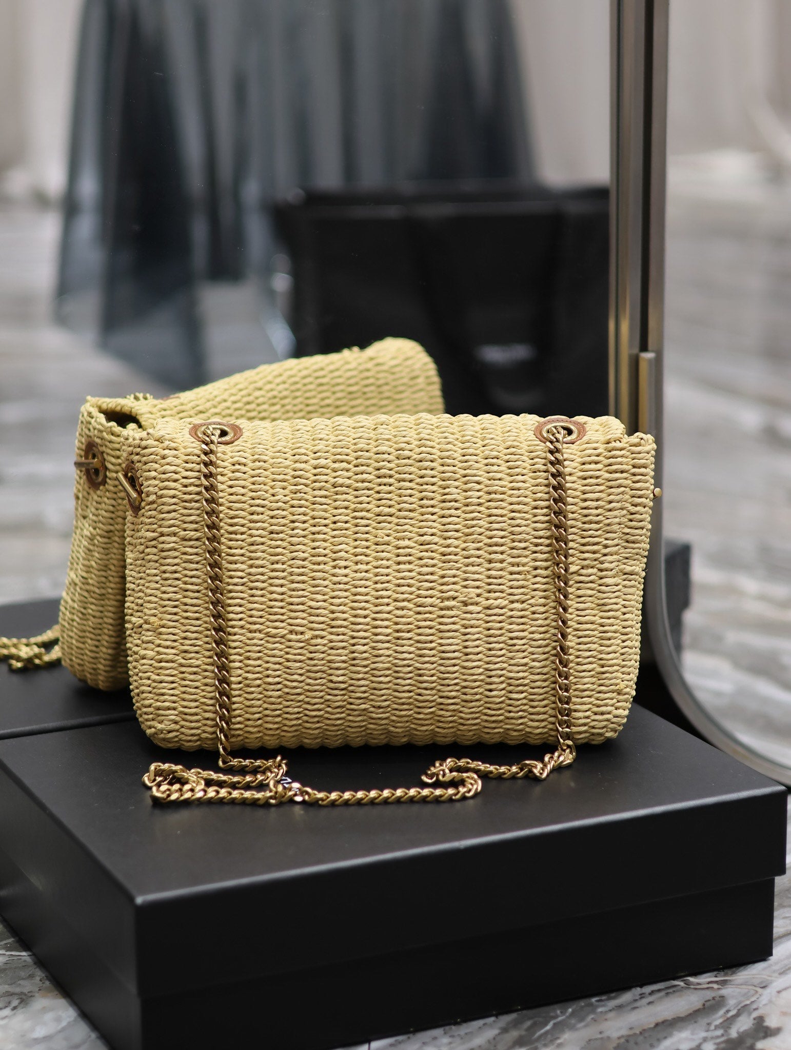 YSL Kate In Raffia - 28.5¡Á20¡Á6cm mysite