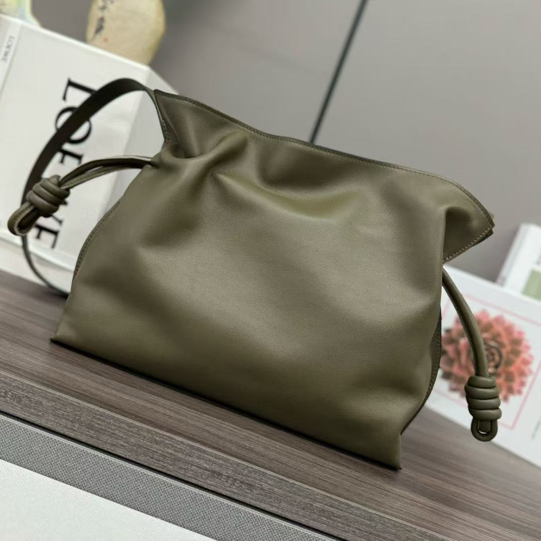 Loewe Flamenco Lucky Bag 30 Eucalyptus Olive Green Nappa Lambskin mysite