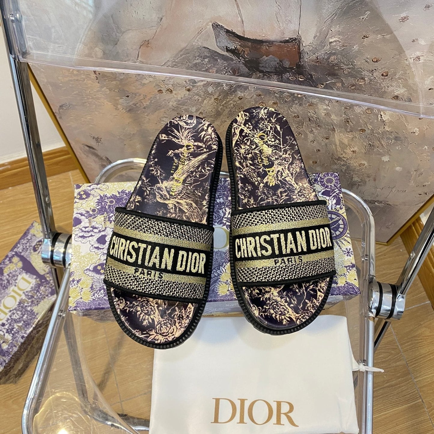 Jacquard Pattern Slippers mysite