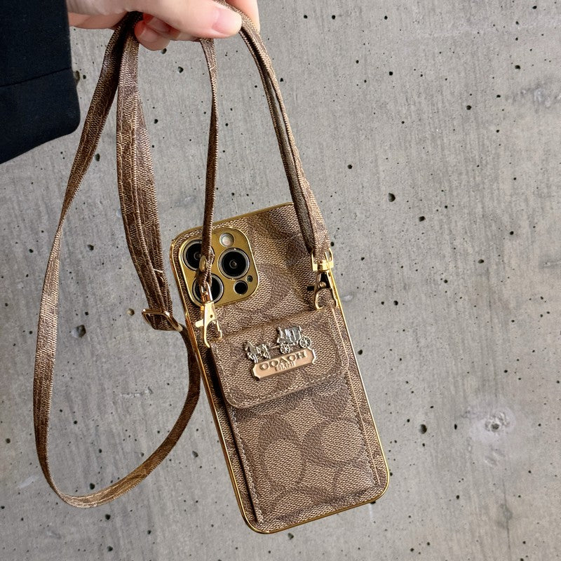 Coa Card Bag Leather Chain iPhone Case mysite