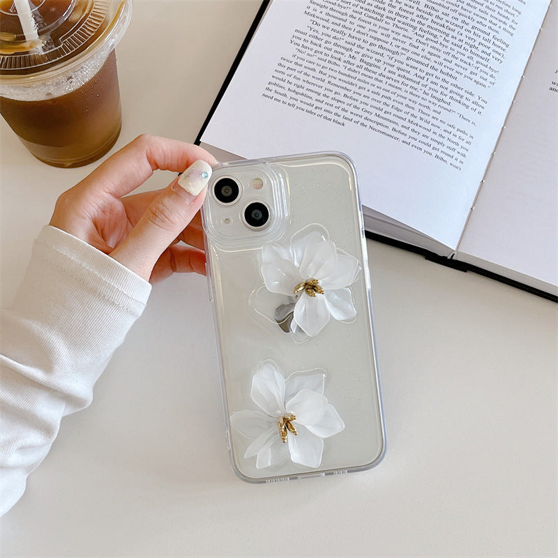 High-end Stereoscopic Flowers iPhone Case mysite