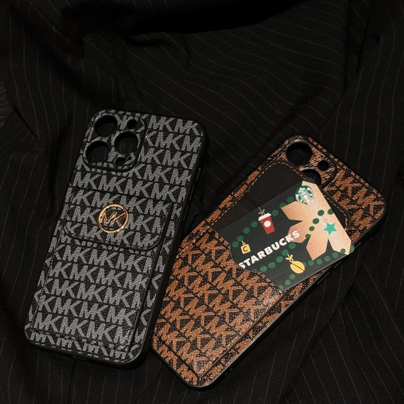 MK Card Bag Gold iPhone Case mysite