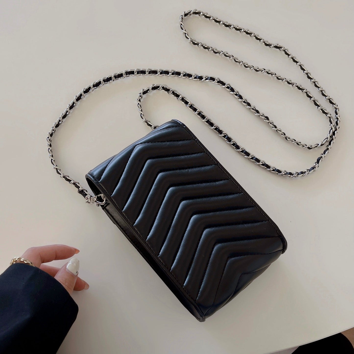 Crossbody Leather Phone Bag mysite