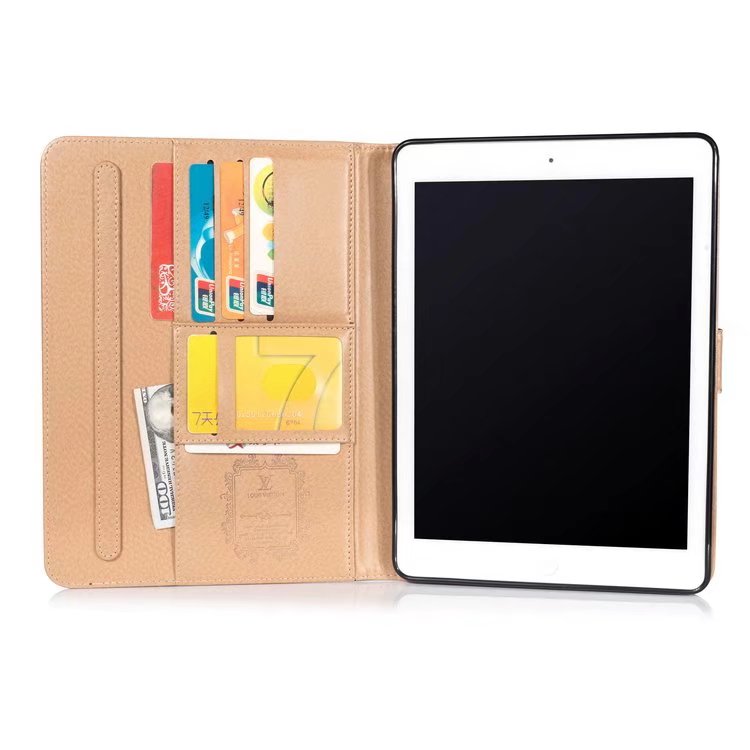 Trendy Luxury LV Monogram iPad Case with Card Holder mysite