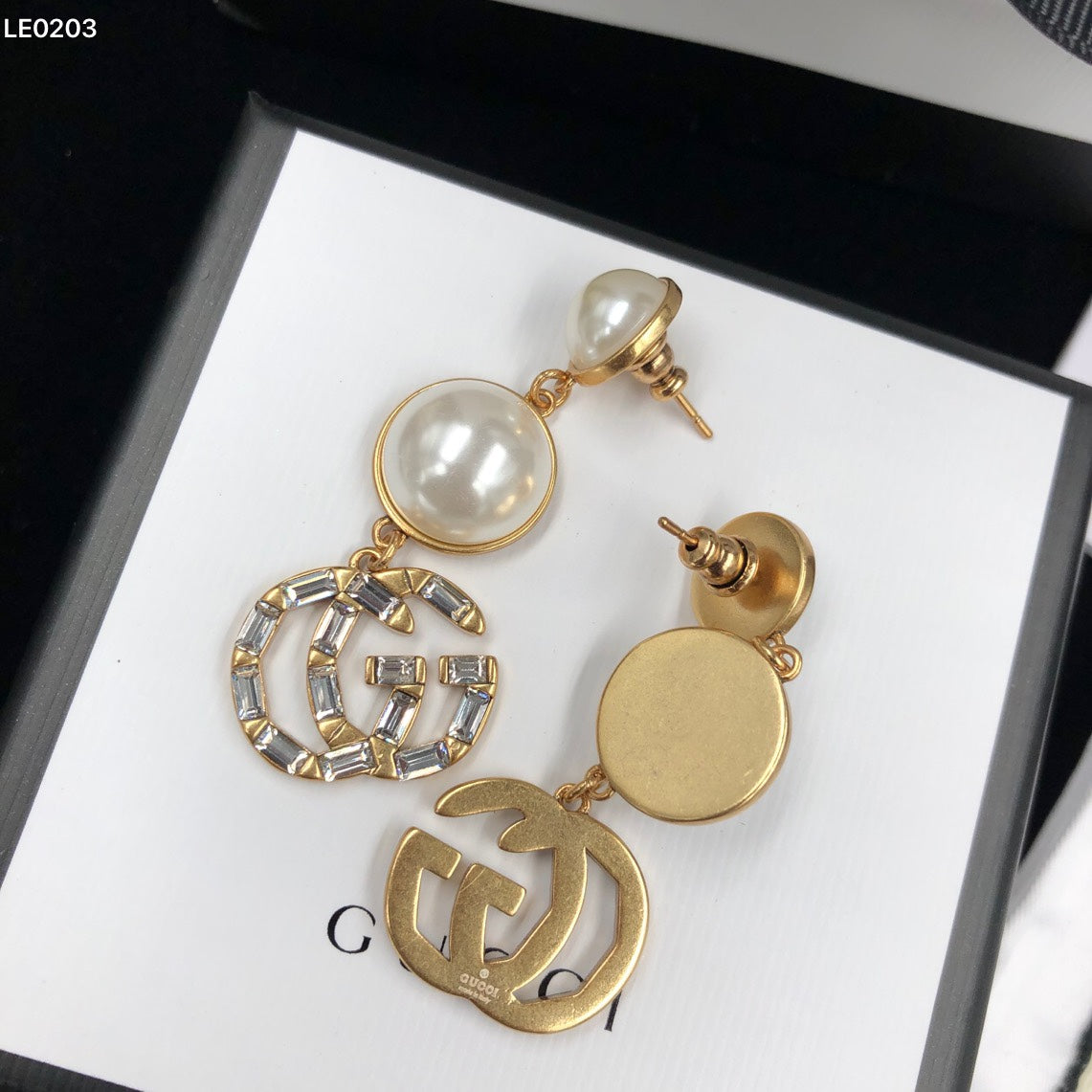 Elegant Pearl Crystal Earrings mysite