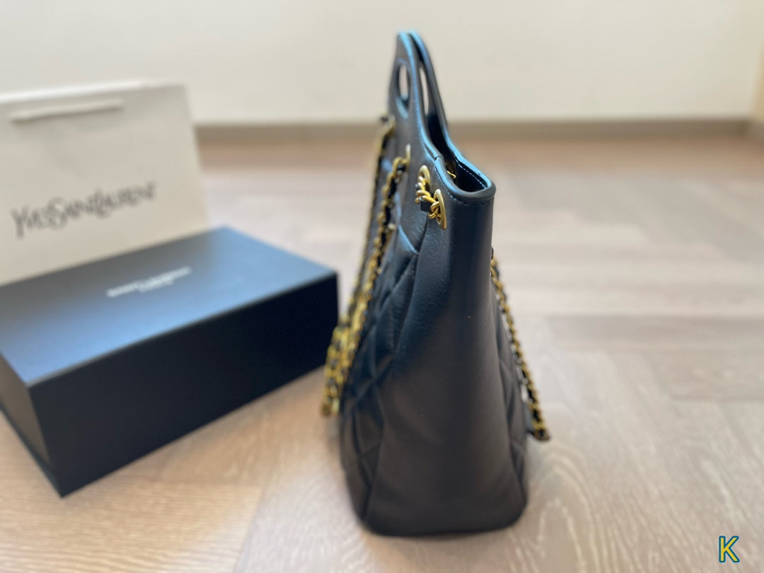 YSL SAINT LAURENT New Shopping Tote Bag 25x27cm mysite
