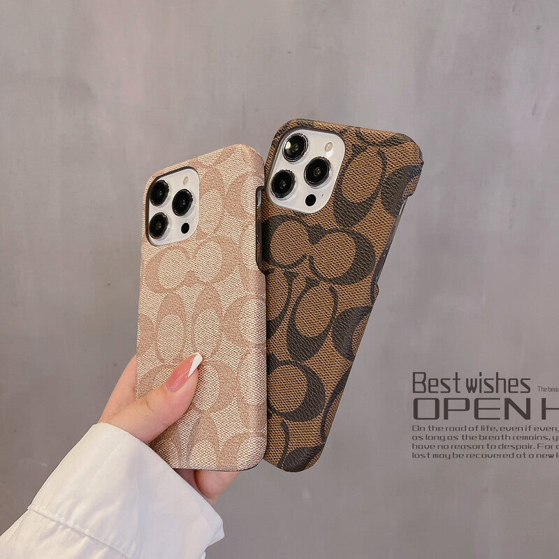 Classic Coach iPhone Case Brown -JDK241426 mysite
