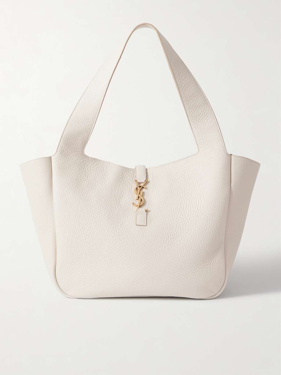 SAINT LAURENT Le 5 À 7 Bea textured-leather tote mysite