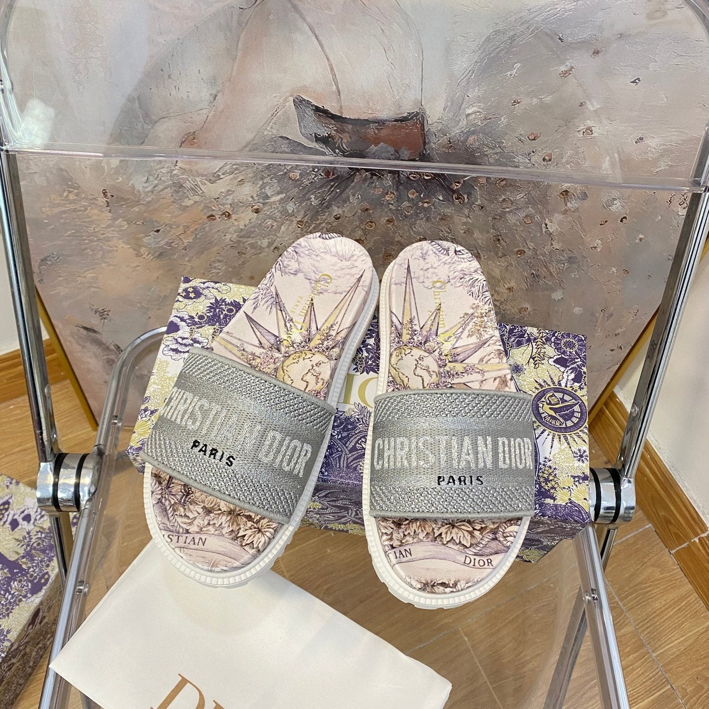 Jacquard Pattern Slippers mysite
