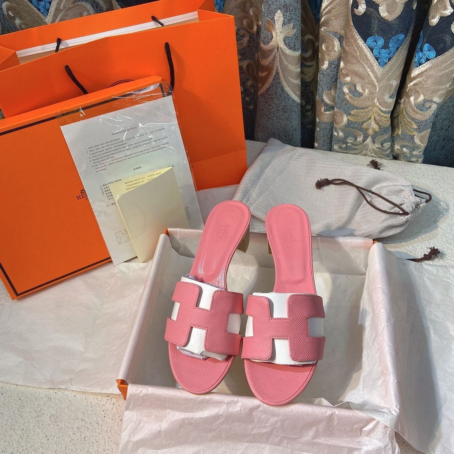 Classic H Heel Sandals mysite