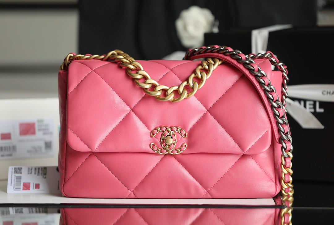 Chanel 19 Flap Bag Medium Pink - 30cm mysite