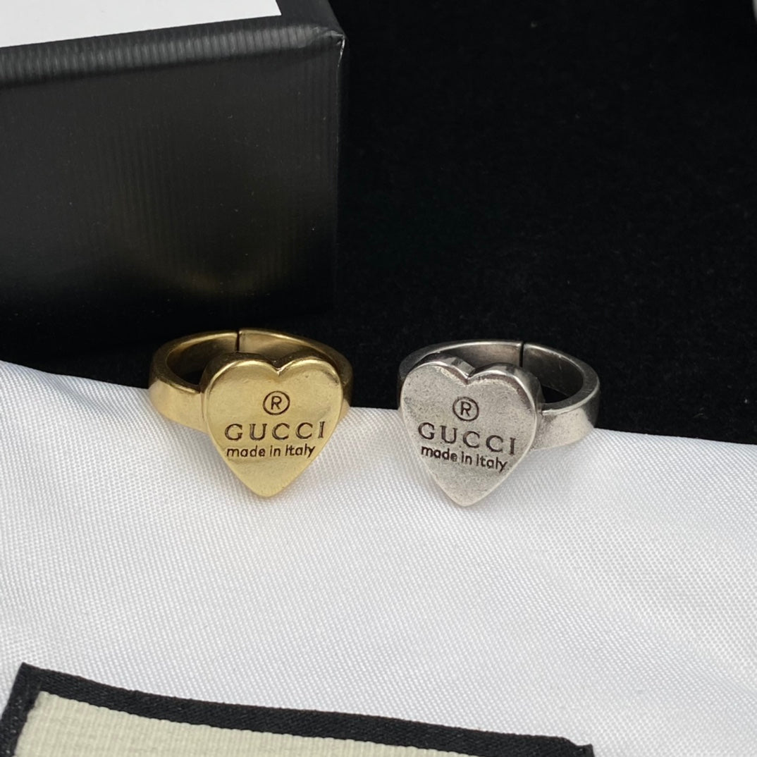 Vintage Heart Open Ring mysite