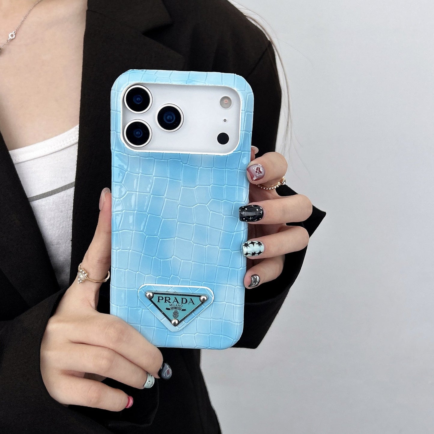 Elegant Prada Apple Phone Case For iPhone 17 / 16 / 15 / 14s mysite