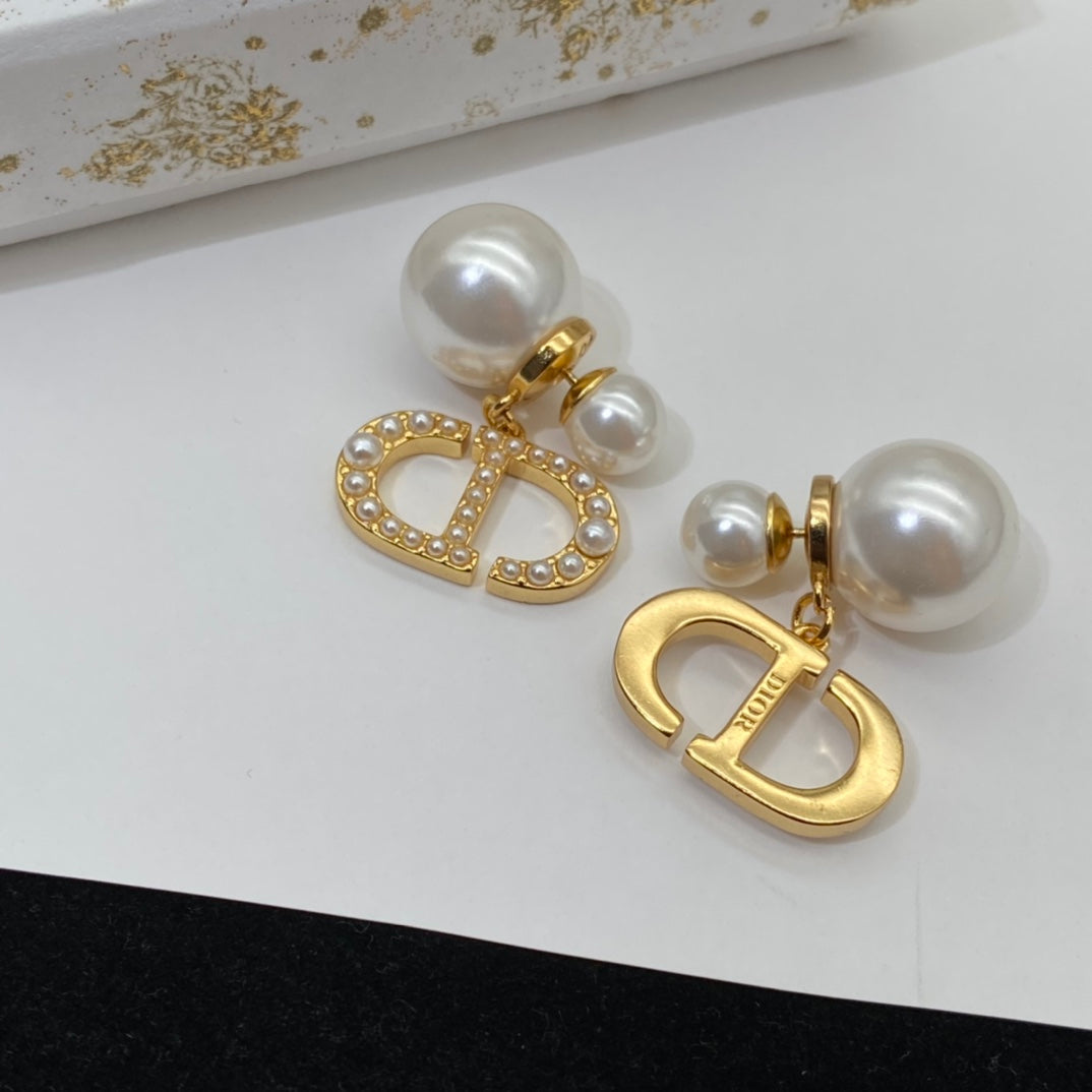 Simple Irregular Pearl Earrings mysite