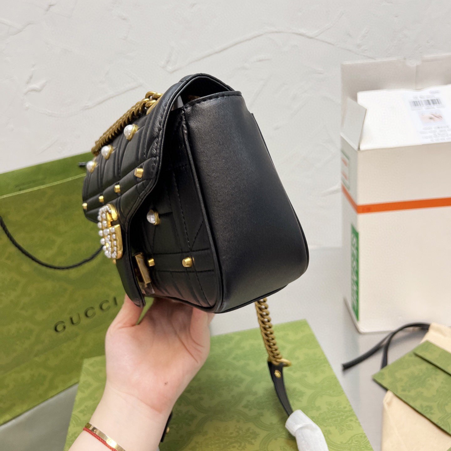 Classic Marmont Pearl Handle Bag mysite