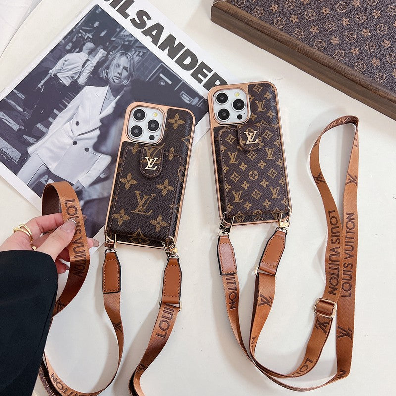 Lou Gold Cover Crossbody iPhone Case mysite