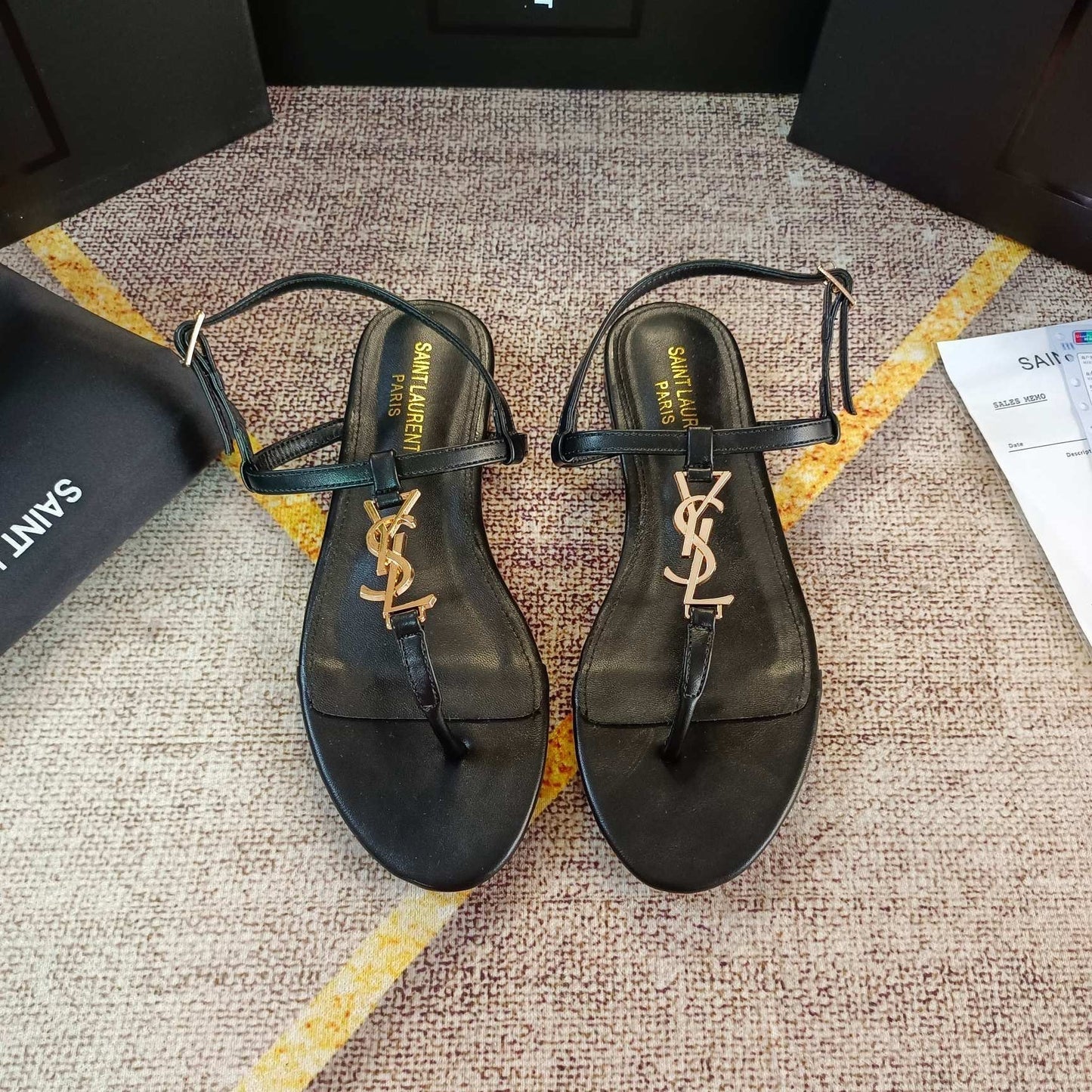 Logo-embellished leather slingback sandals mysite