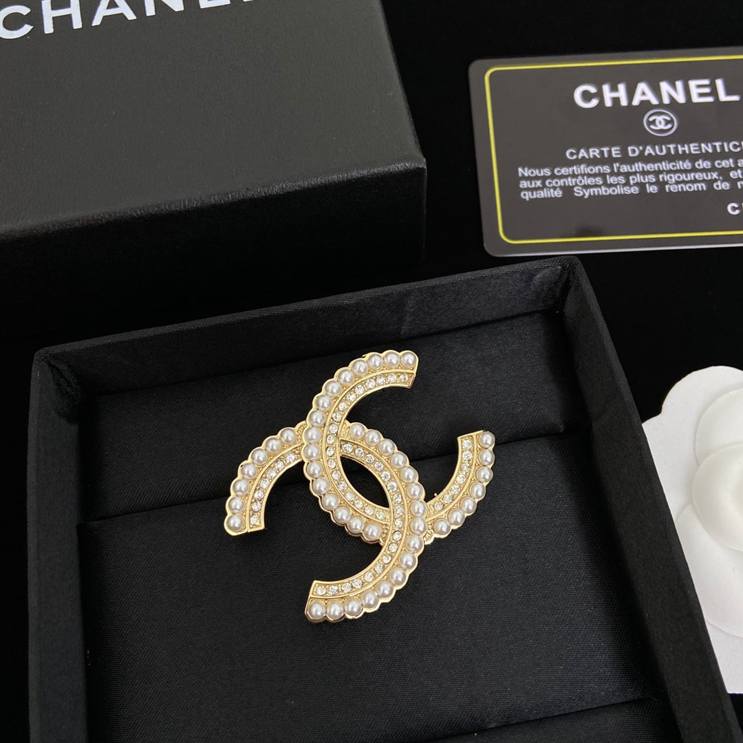 Temperament Pearl Diamond Brooch mysite