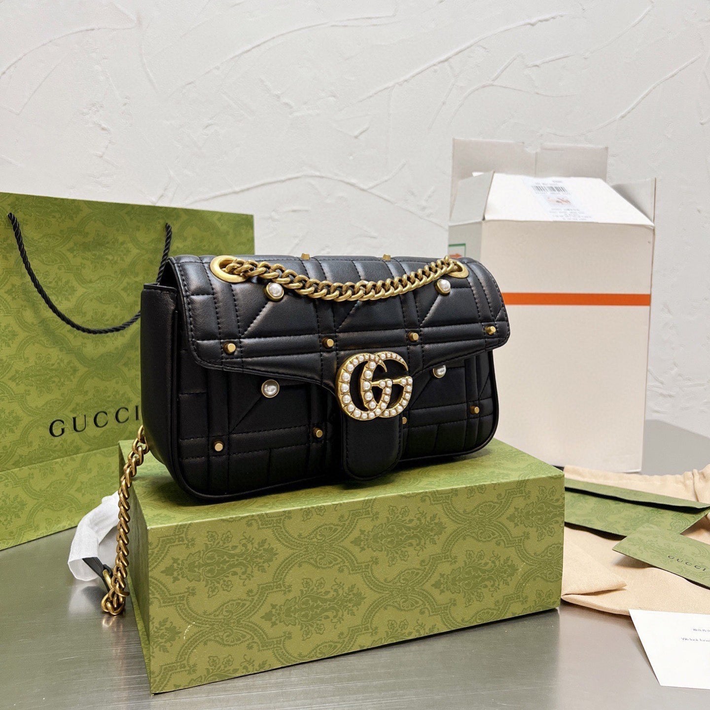 Classic Marmont Pearl Handle Bag mysite