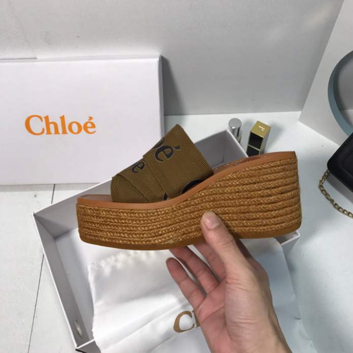 Canvas Woody Platform Sandals mysite