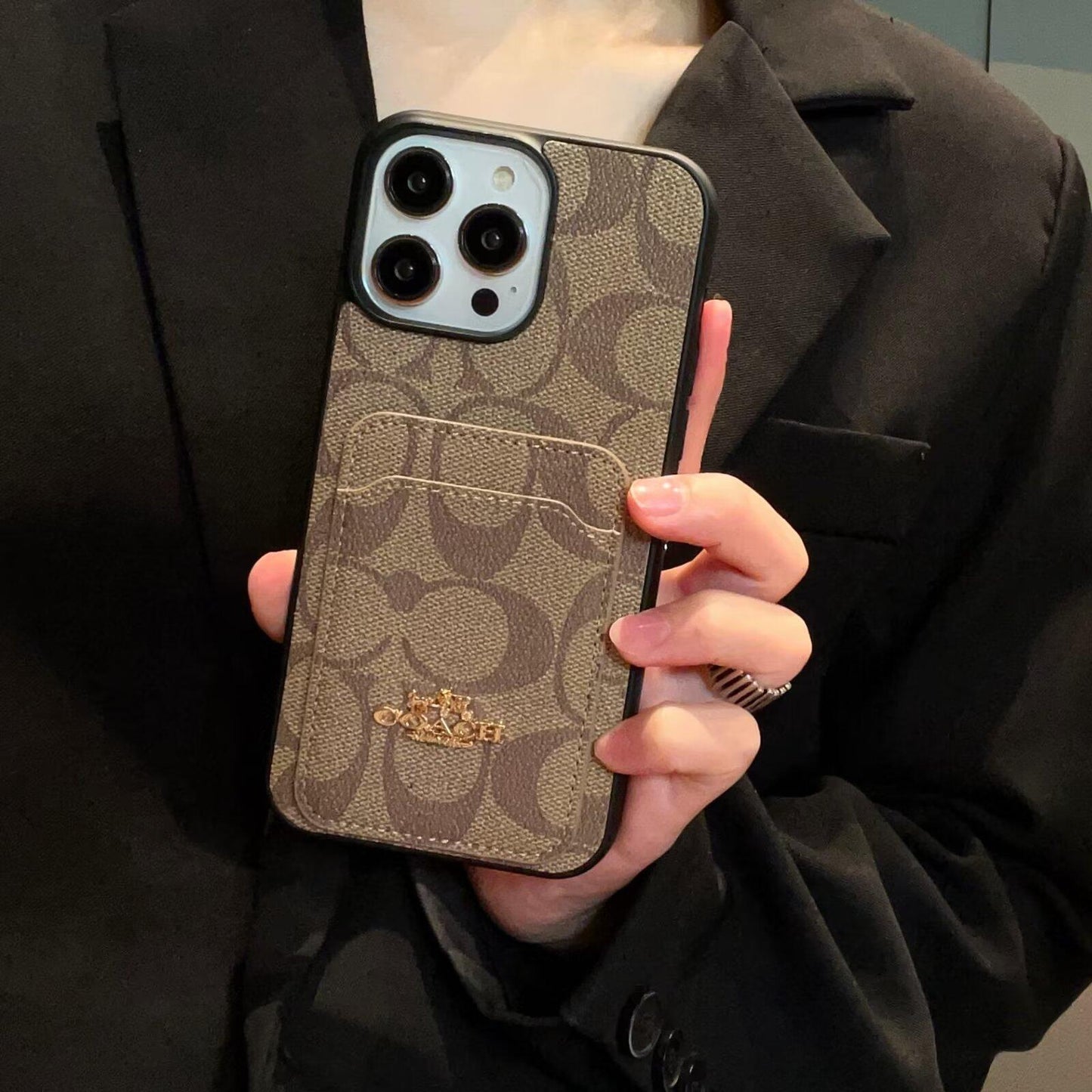 Coa Card Bag Leather iPhone Case mysite